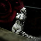 Violin Nude Woman Pendant - 925 Silver Handmade