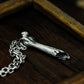 Femur Bone Pendant - 925 Silver Handmade Anatomical Totem
