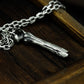 Femur Bone Pendant - 925 Silver Handmade Anatomical Totem