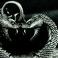 Serpent Heart Pendant ¨C Handmade 925 Silver Gothic Symbol Necklace