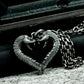 Serpent Heart Pendant ¨C Handmade 925 Silver Gothic Symbol Necklace