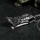 Carved Coffin Pendant - 925 Silver Handmade