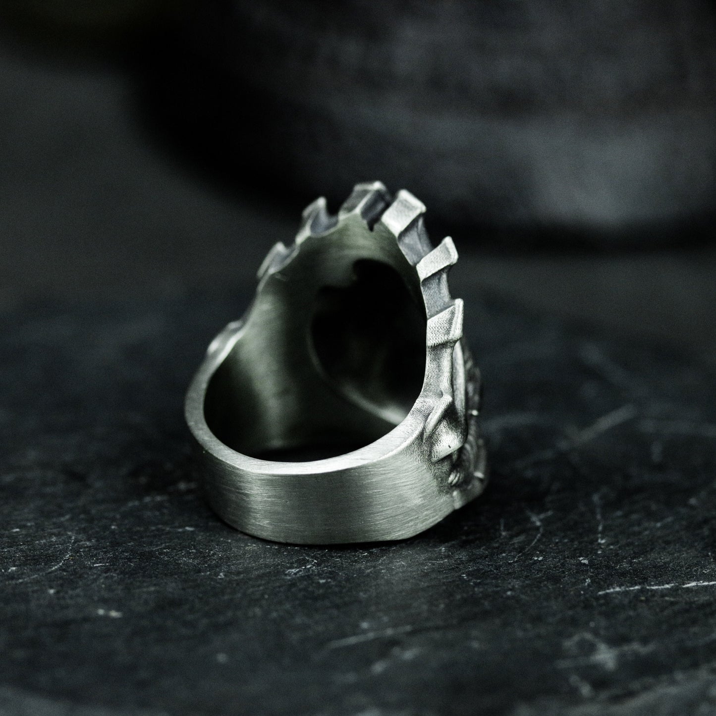 Poseidon Old Man Ring - 925 Silver Handmade