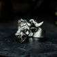 Demonic Bull Ring - 925 Silver Handmade Dark Totem