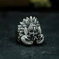 Snake Spirit Ring ¨C Handmade 925 Silver Rain God Totem Band