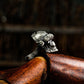 Gas Mask Skull Cufflinks - Handmade 925 Sterling Silver