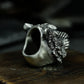 Big Tiger Head Ring - 925 Silver Handmade