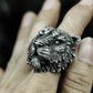 Big Tiger Head Ring - 925 Silver Handmade
