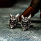 Bonjour Devil Mask Cufflinks - Handmade 925 Silver