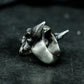 Bull Skull Ring ¨C Handmade 925 Silver Warrior Band
