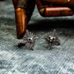 Skull Cufflinks - 925 Silver Handmade