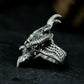 Multi-Horn Demon Ring ¨C Handmade 925 Silver Chaos Beast Band