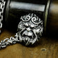 Monkey King Pendant with Staff - 925 Sterling Silver Handmade