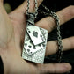 Playing Cards Pendant ¨C 925 Silver Handmade