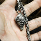 Mythical Beast Pendant with Fierce Expression - 925 Sterling Silver Handmade