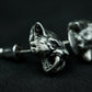 Saber-toothed Tiger Earrings - 925 Silver Handmade