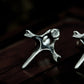 Religious Cross Earrings - 925 Silver Handmade