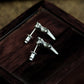 Religious Cross Earrings - 925 Silver Handmade