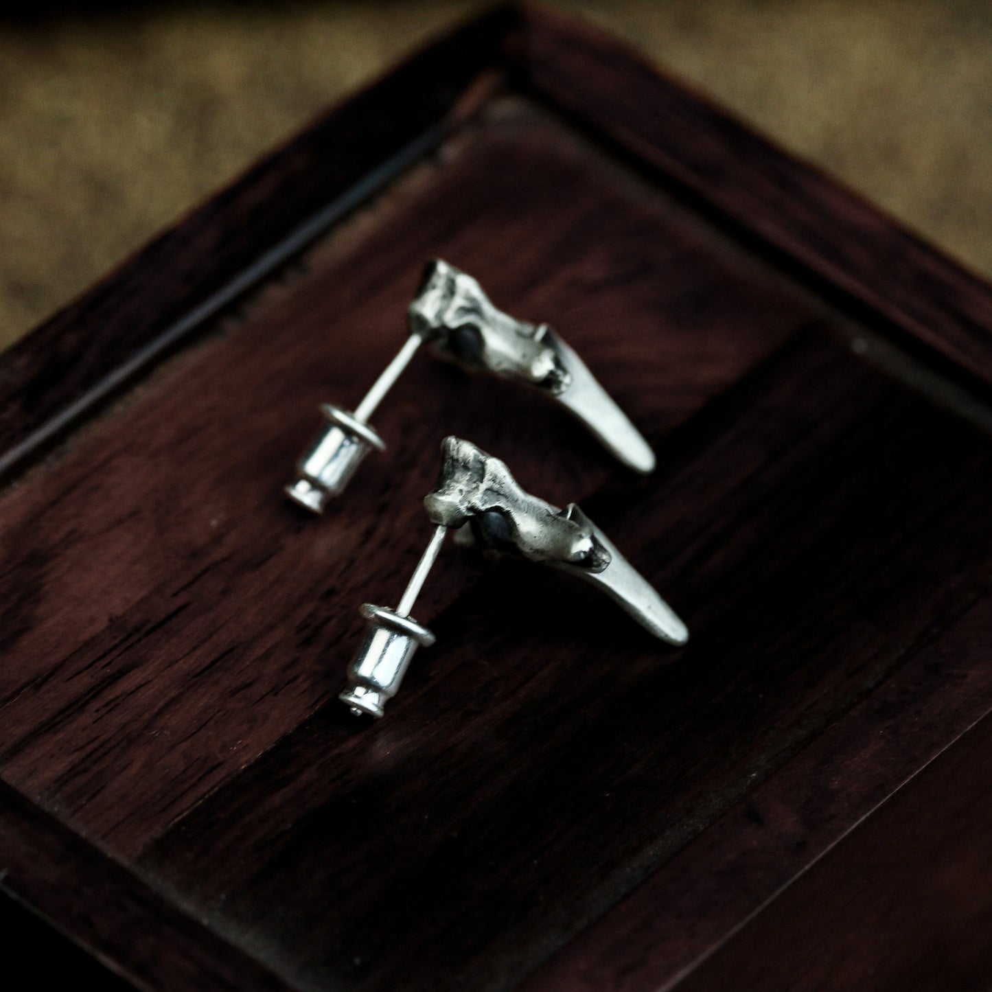 Religious Cross Earrings - 925 Silver Handmade