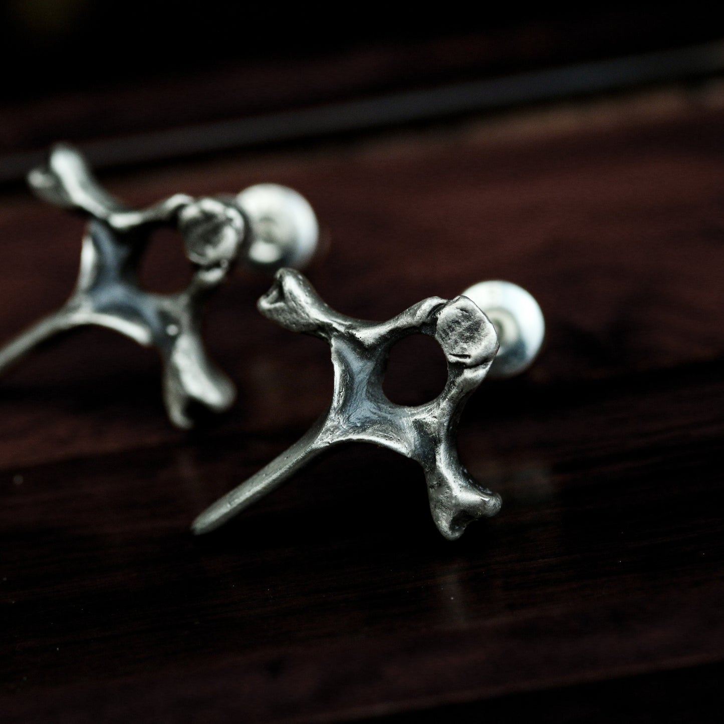 Religious Cross Earrings - 925 Silver Handmade