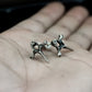 Religious Cross Earrings - 925 Silver Handmade