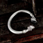 Bone Claw Bracelet ¨C Handmade 925 Silver Gothic Fang Cuff