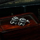 Oriental Lion Earrings ¨C Handmade 925 Silver Beast Studs