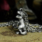 Tyrannosaurus Pendant - 925 Silver Handmade