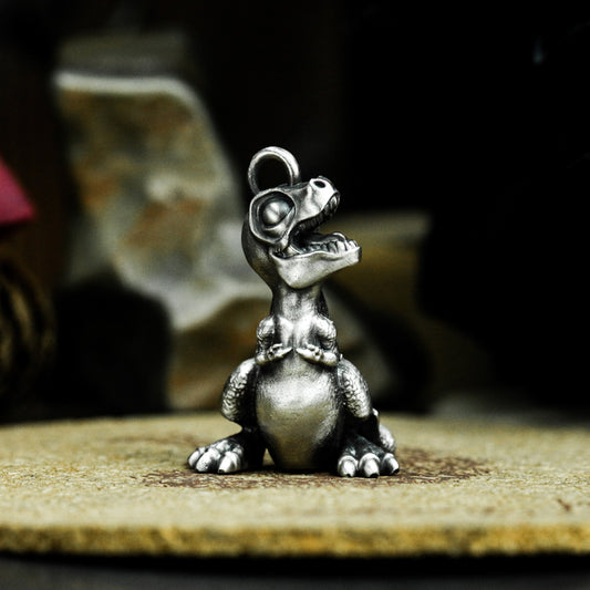 Tyrannosaurus Pendant - 925 Silver Handmade