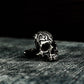 Mexican Carved Skull Cufflinks - 925 Sterling Silver Handmade