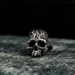 Mexican Carved Skull Cufflinks - 925 Sterling Silver Handmade