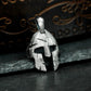 Spartan Helmet Pendant ¨C Handmade 925 Silver Warrior Mask Necklace
