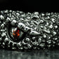 Viper Eye Ruby Ring - 925 Silver Handmade