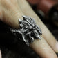 Demonic Dragon Mask Ring ¨C 925 Sterling Silver Handmade