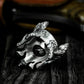 Demonic Dragon Mask Ring ¨C 925 Sterling Silver Handmade