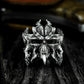 Demonic Dragon Mask Ring ¨C 925 Sterling Silver Handmade