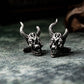 Bonjour Skull Cufflinks - 925 Silver Handmade