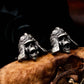 Samurai Skull Cufflinks - 925 Silver Handmade
