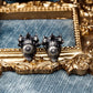 Demon Skull - evil eye Cufflinks - 925 Silver Handmade