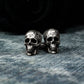 Broken Human Skull Cufflinks - 925 Silver Handmade