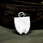 Wolf Tag Pendant - 925 Silver Handmade