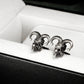 Clown Muppet Doll Cufflinks, Wedding Gift - 925 Sterling Silver Handmade