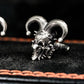 Clown Muppet Doll Cufflinks, Wedding Gift - 925 Sterling Silver Handmade
