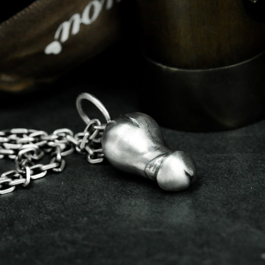 Male Genital Pendant ¨C 925 Sterling Silver Handmade