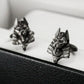 Pharaoh Anubis Cufflinks - 925 Sterling Silver Handmade