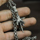 Clawed Hand with Cross Nail Pendant ¨C 925 Silver Handmade