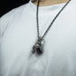 Dragon Jaw Pendant with Open Bite Detail - 925 Sterling Silver Handmade