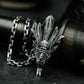 Quetzalcoatl Totem Pendant - 925 Silver Handmade