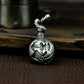Bomb Skull Pendant ¨C 925 Silver Handmade