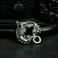 Broken Heart Pendant - 925 Silver Handmade Barbed Love